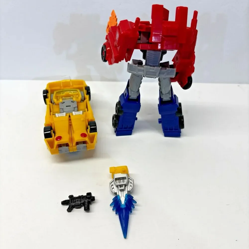 Transformers Optimus Prime and Bumblebee Cyberverse COMPLETE